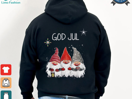 God Jul, Cute Gnome Perfect Christmas Gift Shirt