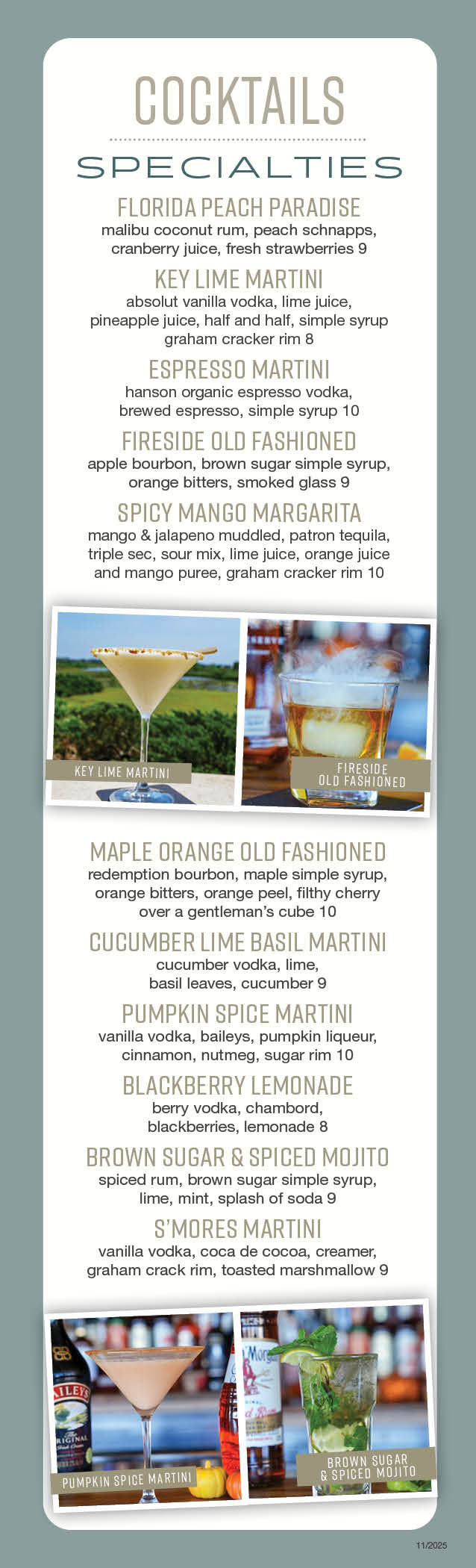 Drink Menu Page 2