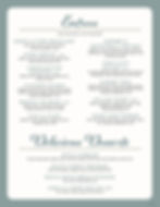 Dinner Menu Page 3