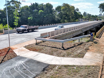 Ajustes finais são feitos na nova ponte da Avenida Brasil em Mogi Guaçu antes da inauguração