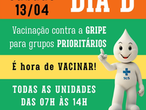 Sábado haverá vacinação contra a Influenza em todas as UBSs