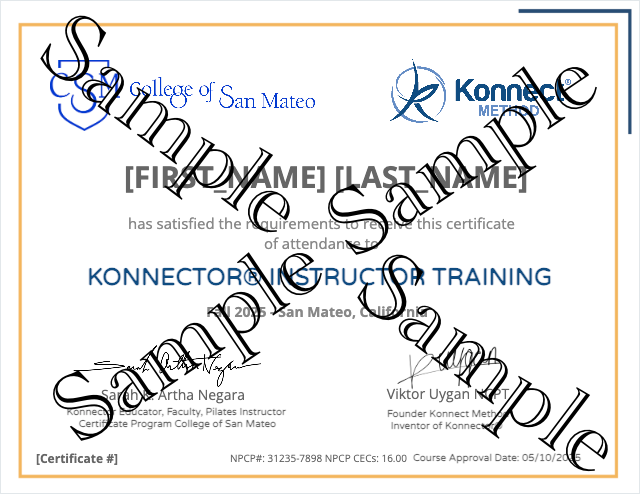 CSM + KM Certificate of Attandence