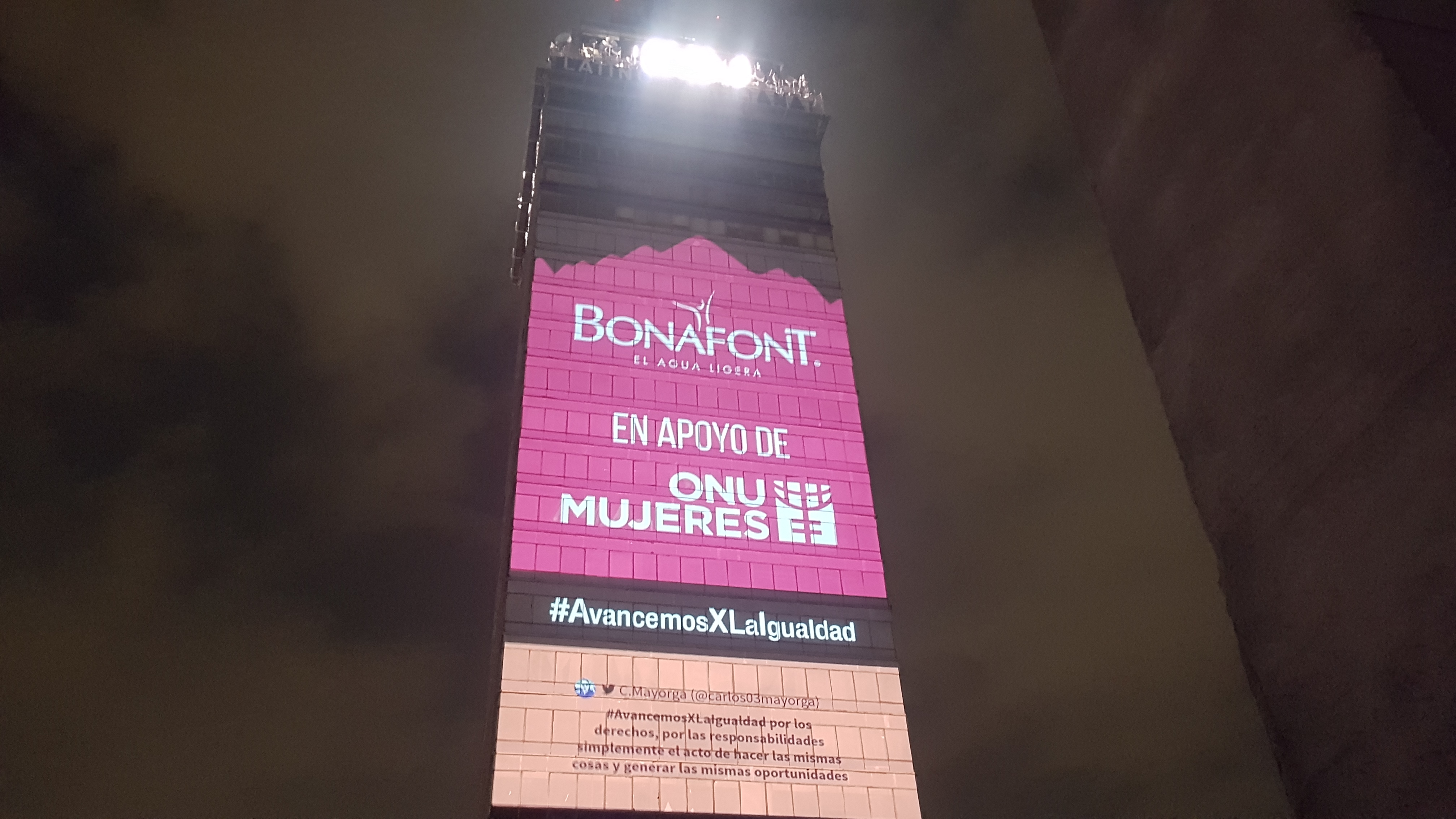 Bonafont & ONU Mujeres - Torre Latino
