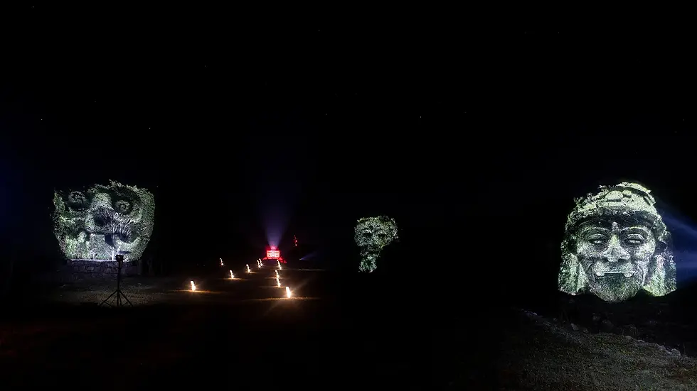 Steps of Light: Permanent Night Tour at Dzibilchaltun -Yucatan