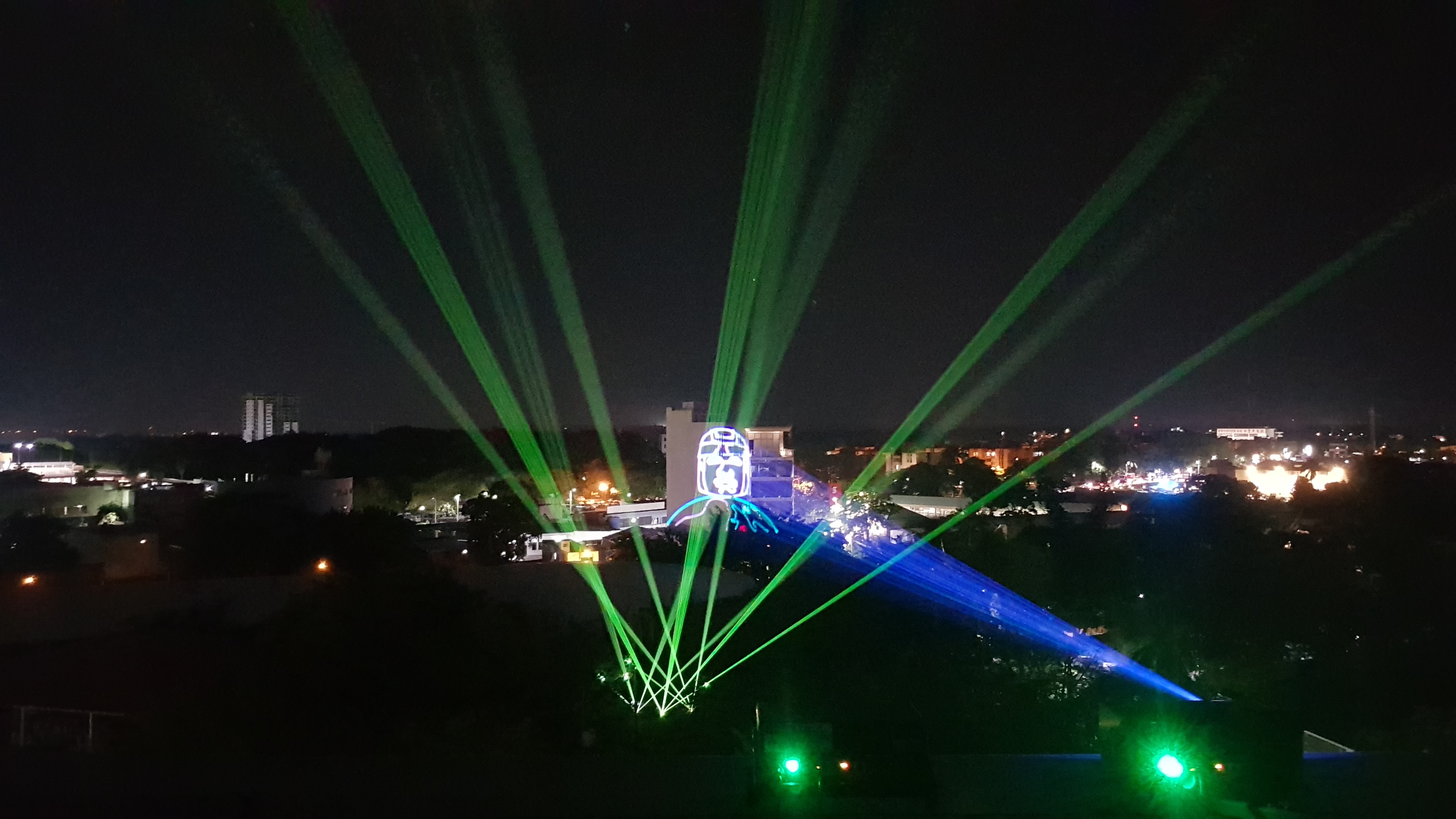 TV Azteca Tabasco - Laser show