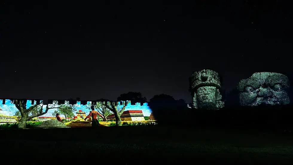 Steps of Light: Permanent Night Tour at Dzibilchaltun -Yucatan