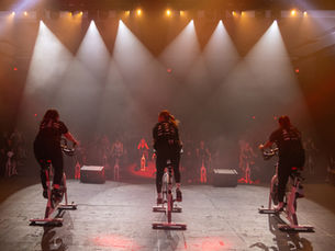 Wings For Wellness Calgary Fundraiser With hundreds of participants on spin bikes