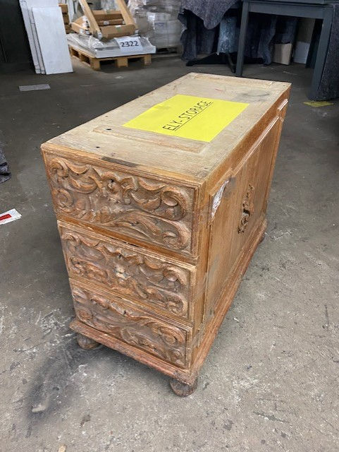 Ornate desk comes with top