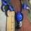 Thumbnail: Bear Claw and Blue Cats Eye on Bench Beads