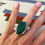 Thumbnail: Azurite Signet Ring Size 8
