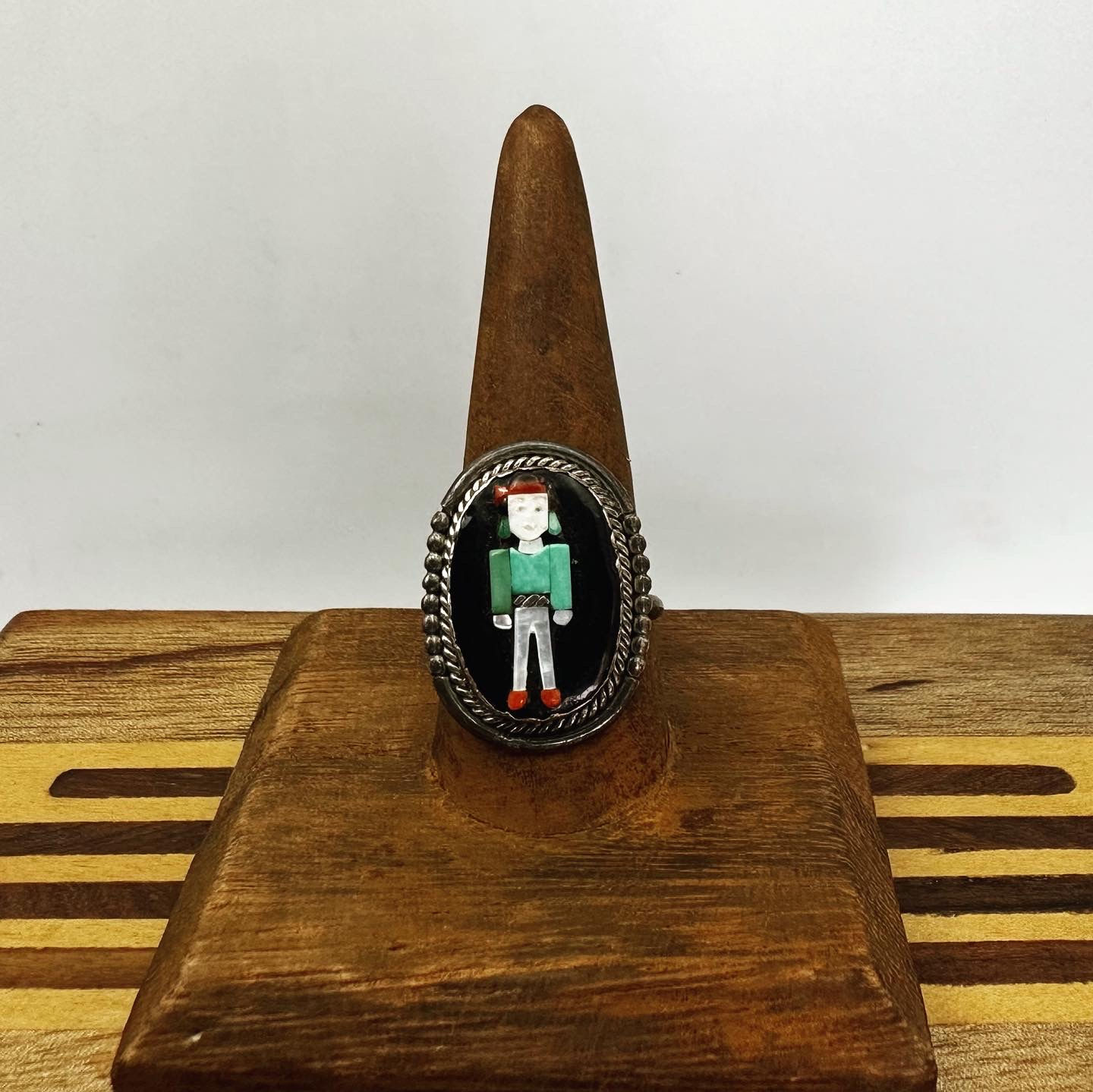 1970s Zuni “My Little Friend” Ring Size 10.5