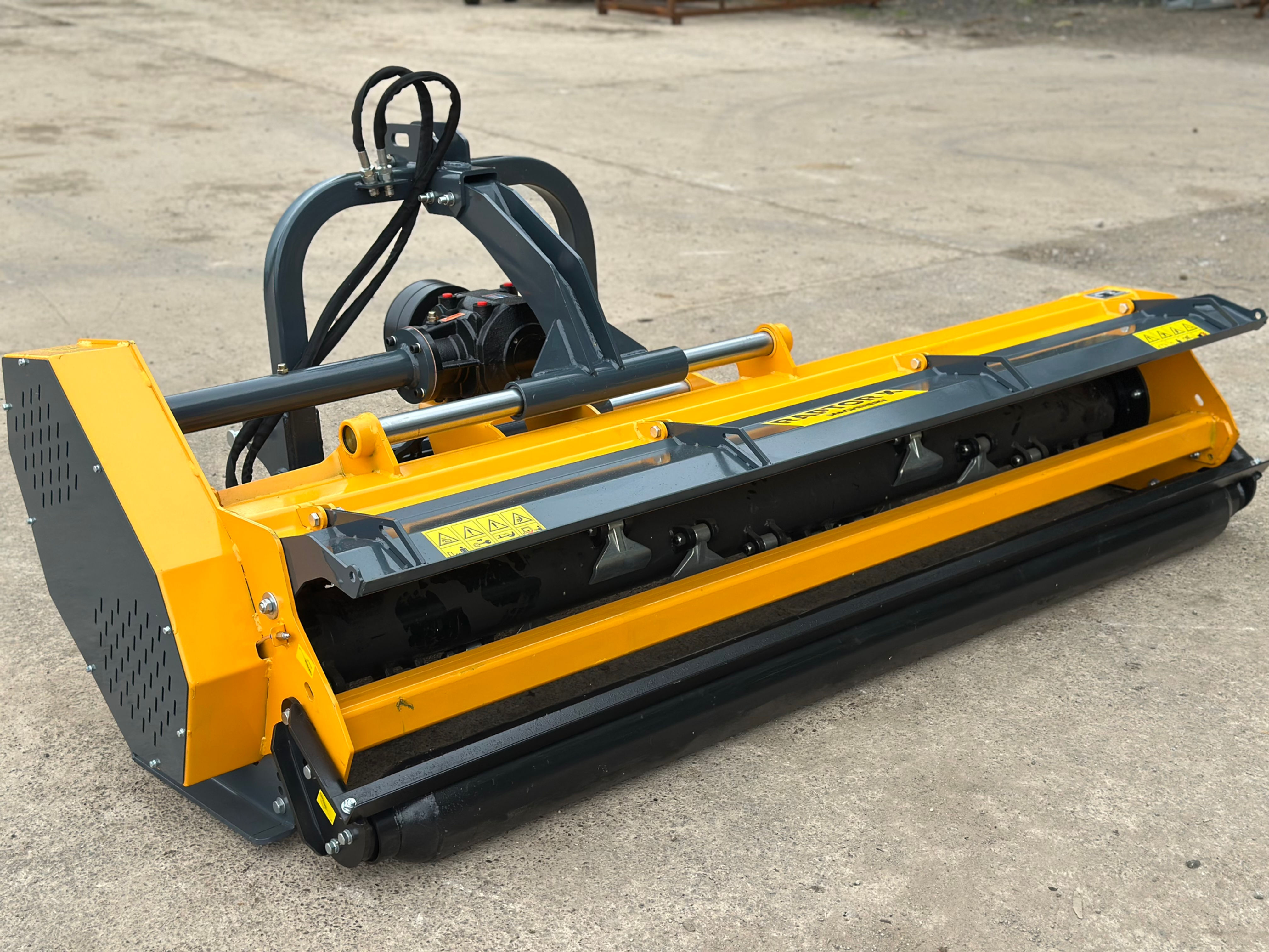 pto flail mower offset