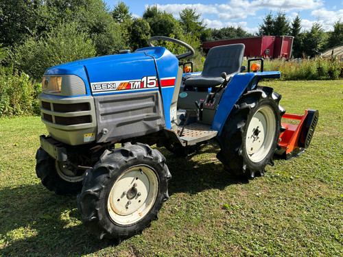 ISEKI TM15トラクター ISEKI TM15 4WD Compact Tractor & New 115cm Flail Mower | Tractors