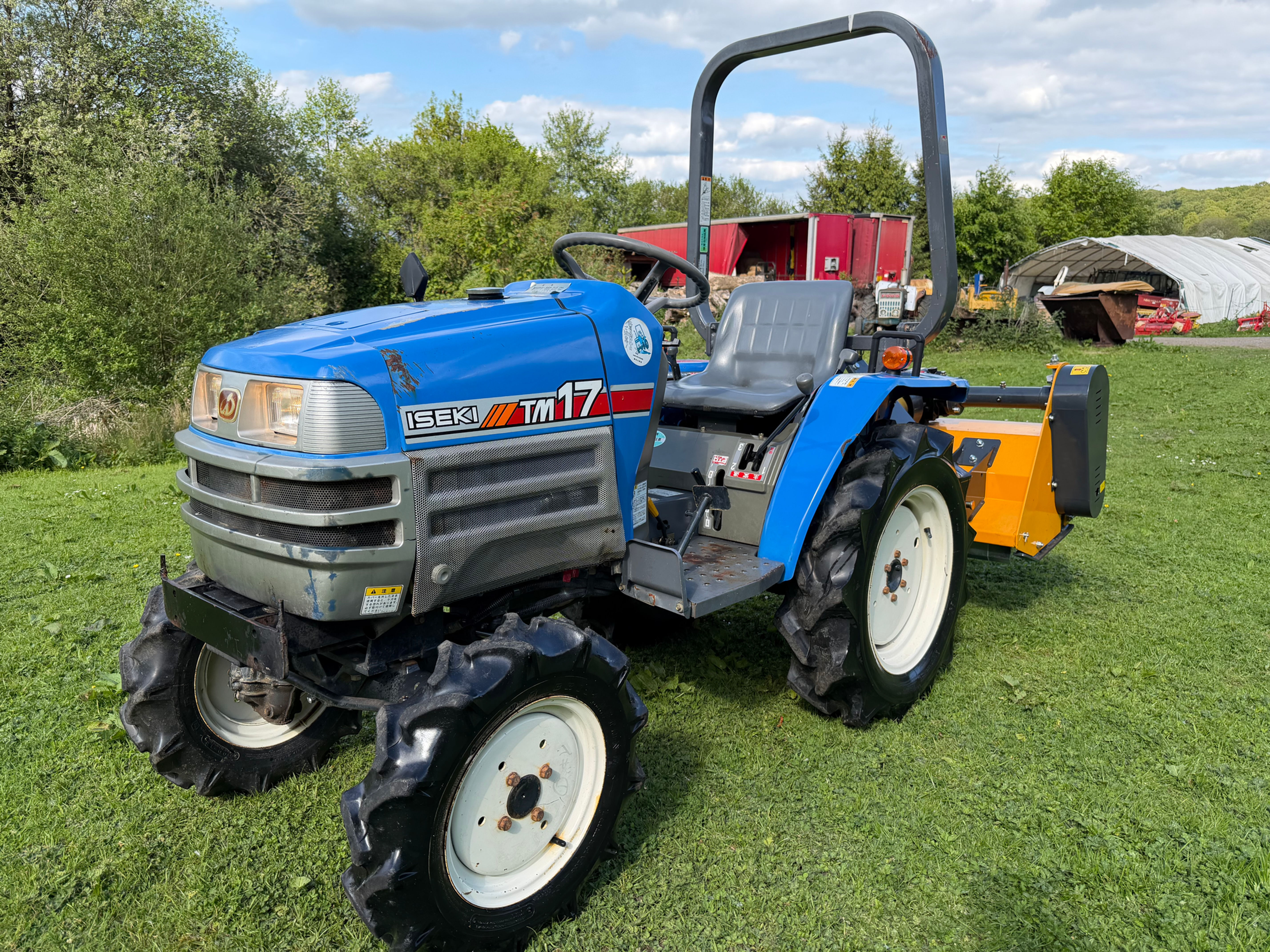 ISEKI TM17 4WD Compact Tractor & New RAPTOR X Flail Mower