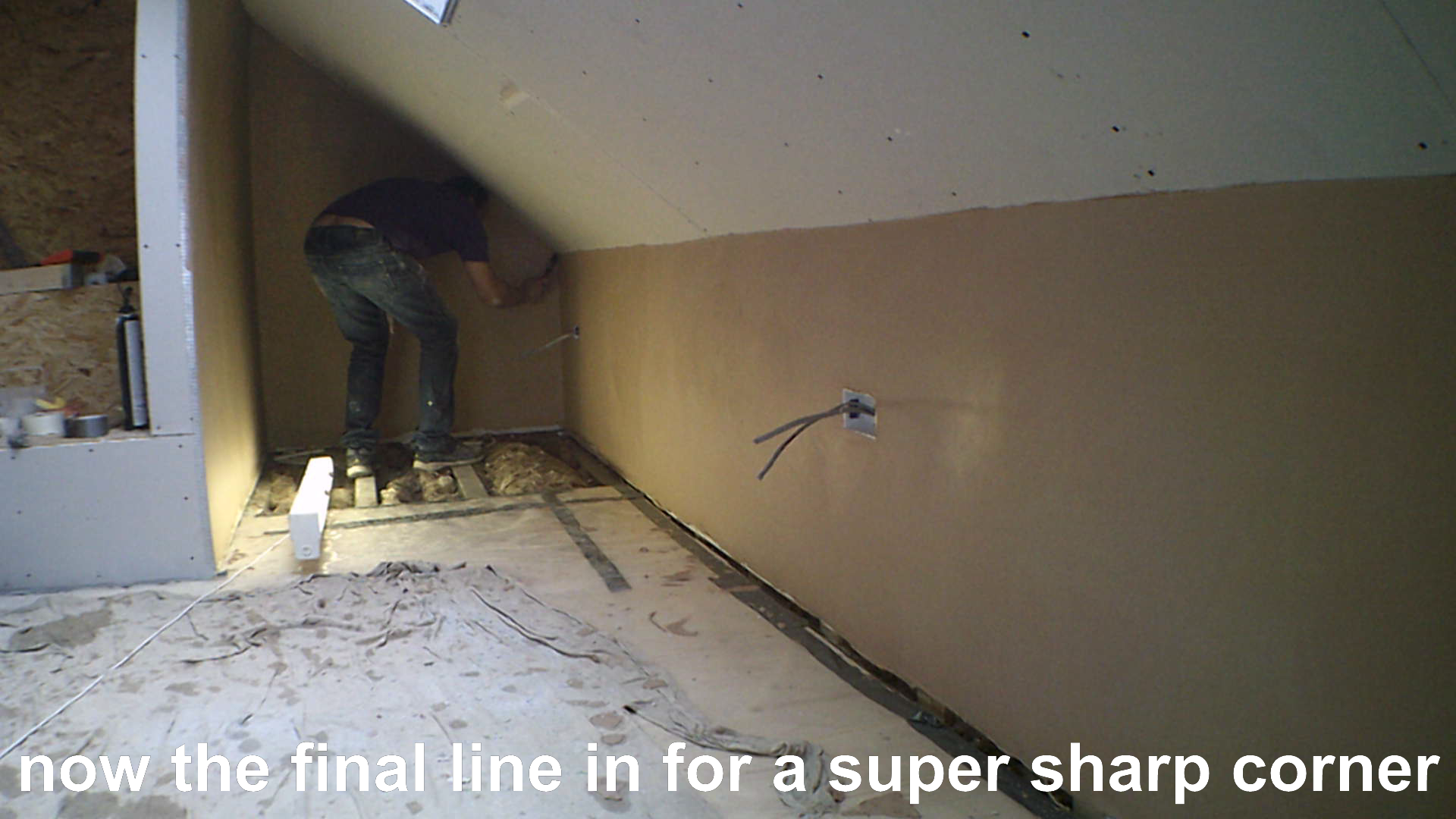 lining in plaster