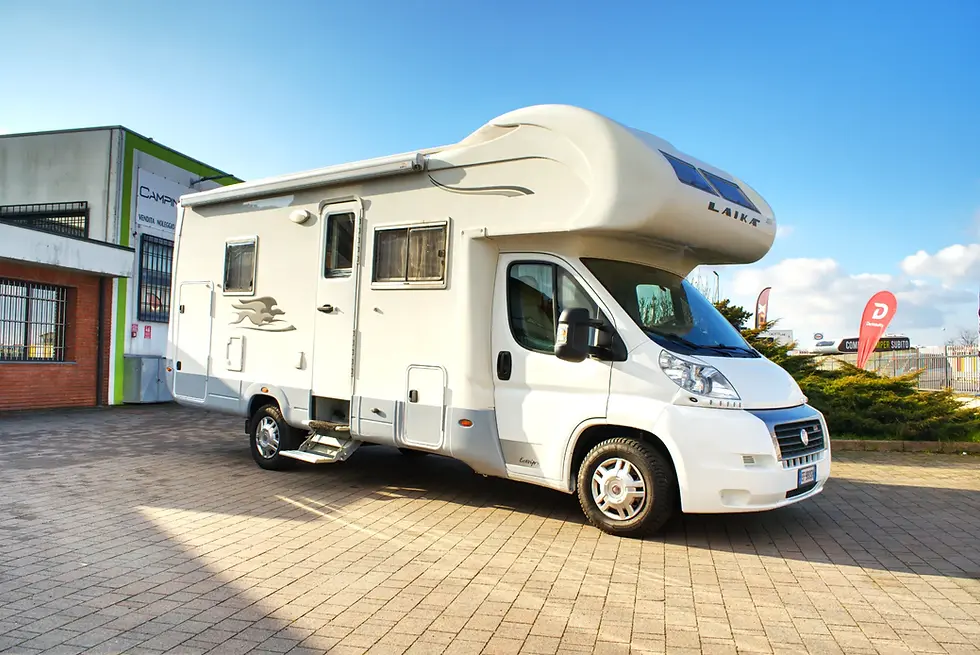 LAIKA ECOVIP 1 CLASSIC, DIMENSIONI 720x230x320, KM: 81.500, ANNO 2011, PREZZO 45.000€, 5 POSTI VIAGGIO 6 POSTI LETTO.
ACCESSORI: TENDALINO FIAMMA
KIT SOLARE 140 W
SCALETTA POSTERIORE
OSCURANTI PLISSETTATI CABINA
RADIO MONODIN
CLIMA CABINA
MIDI HEKI
DOCCINO ESTERNO
FORNO GAS
FRIGO TRIVALENTE 150 L
TRUMA COMBI 6 GAS
PIEDINI POSTERIORI STABILIZATORI
LUCE ESTERNA
ZANZARIERA PORTA
GRADINO ELETTRICO