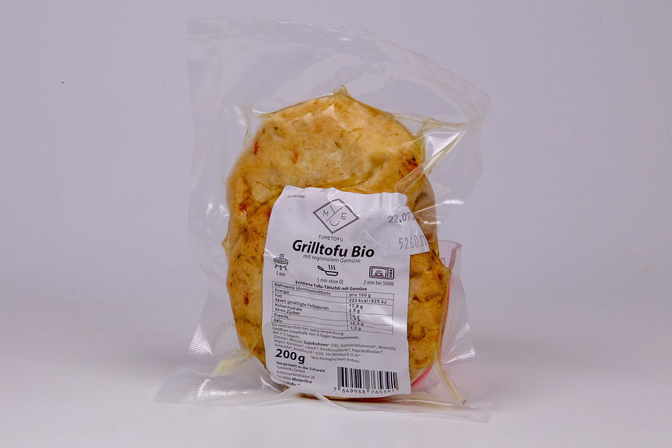 Grilltofu bio ( Tofu-Tätschli )