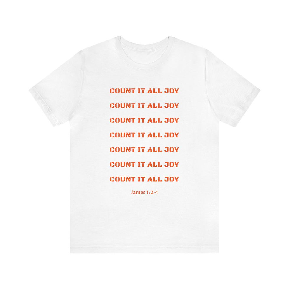 Thumbnail: "Count It All Joy" Unisex Jersey Short Sleeve Tee