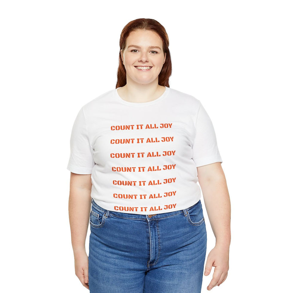 Thumbnail: "Count It All Joy" Unisex Jersey Short Sleeve Tee