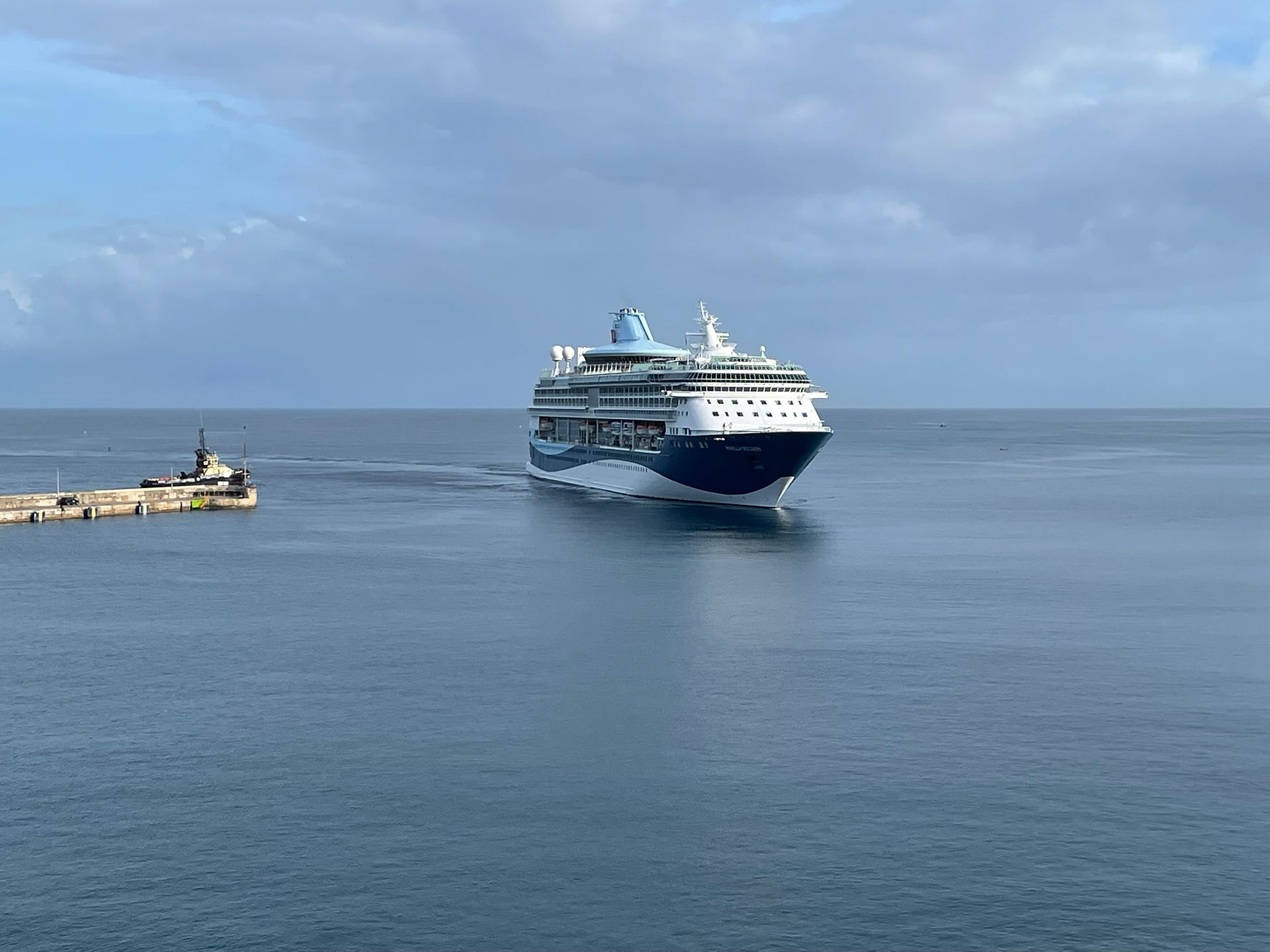 Legend arriving to Barbados