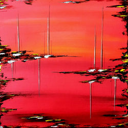 Toile 50x50. Acrylique.