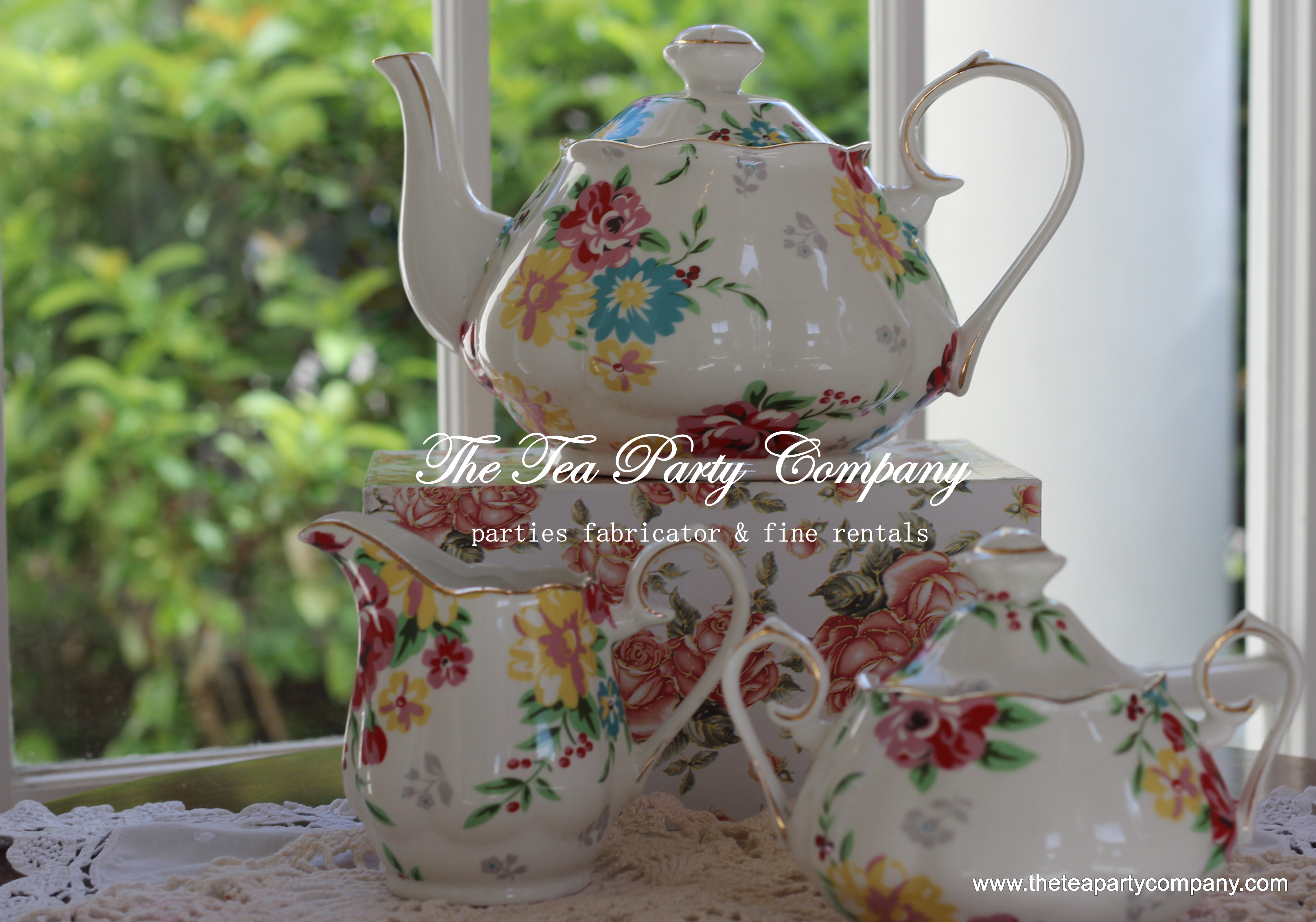 Matching Tea Sets The Tea Party Company Party Rentals Tampa