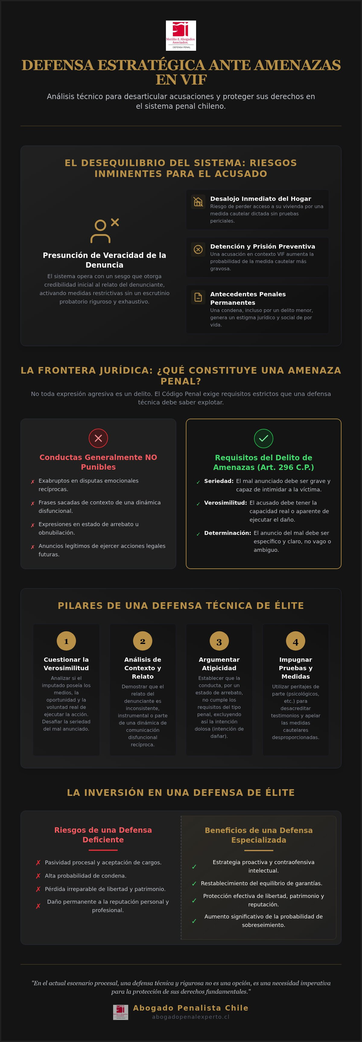 Defensa amenazas violencia intrafamiliar