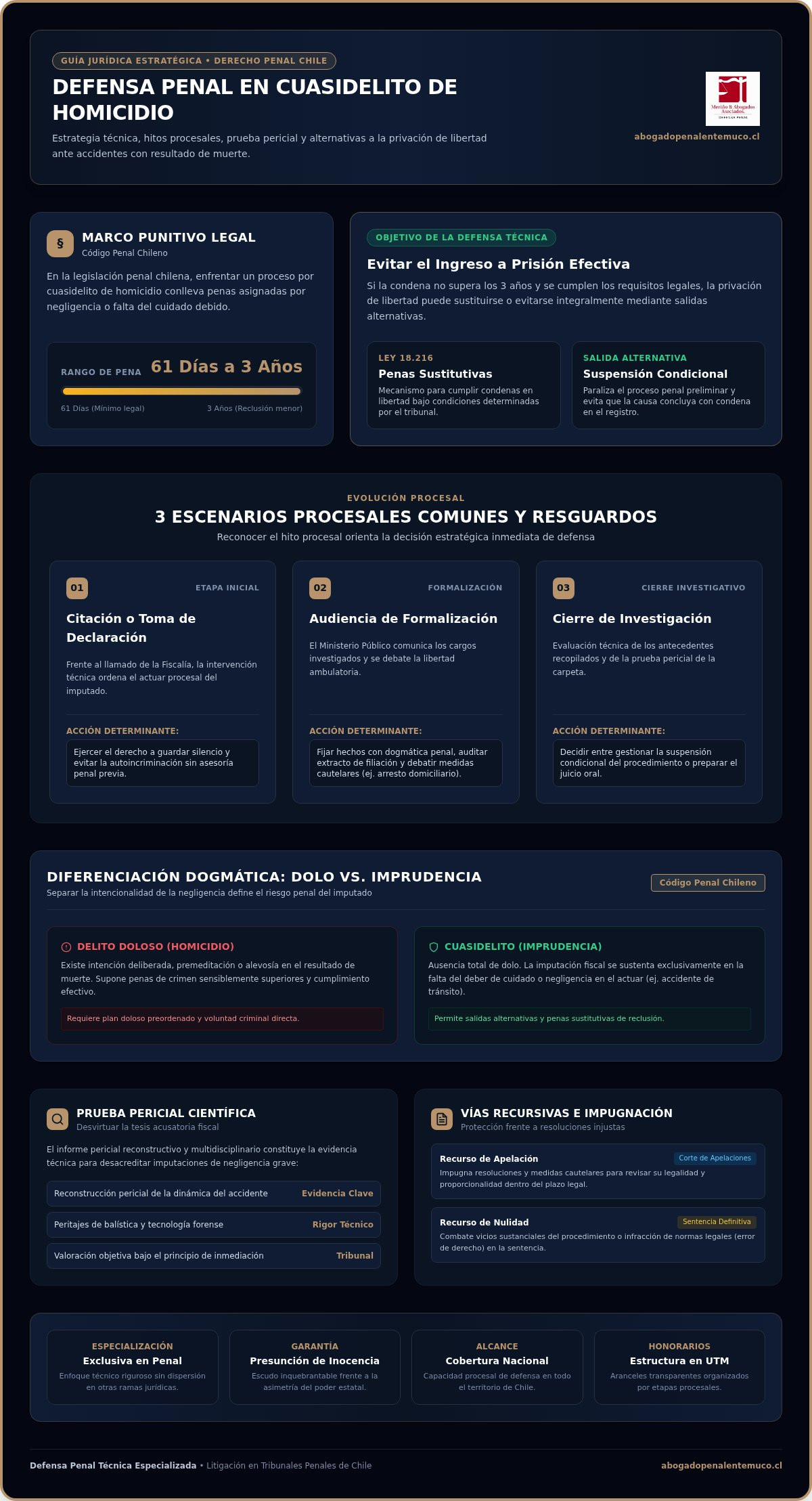 Abogado por cuasidelito de homicidio