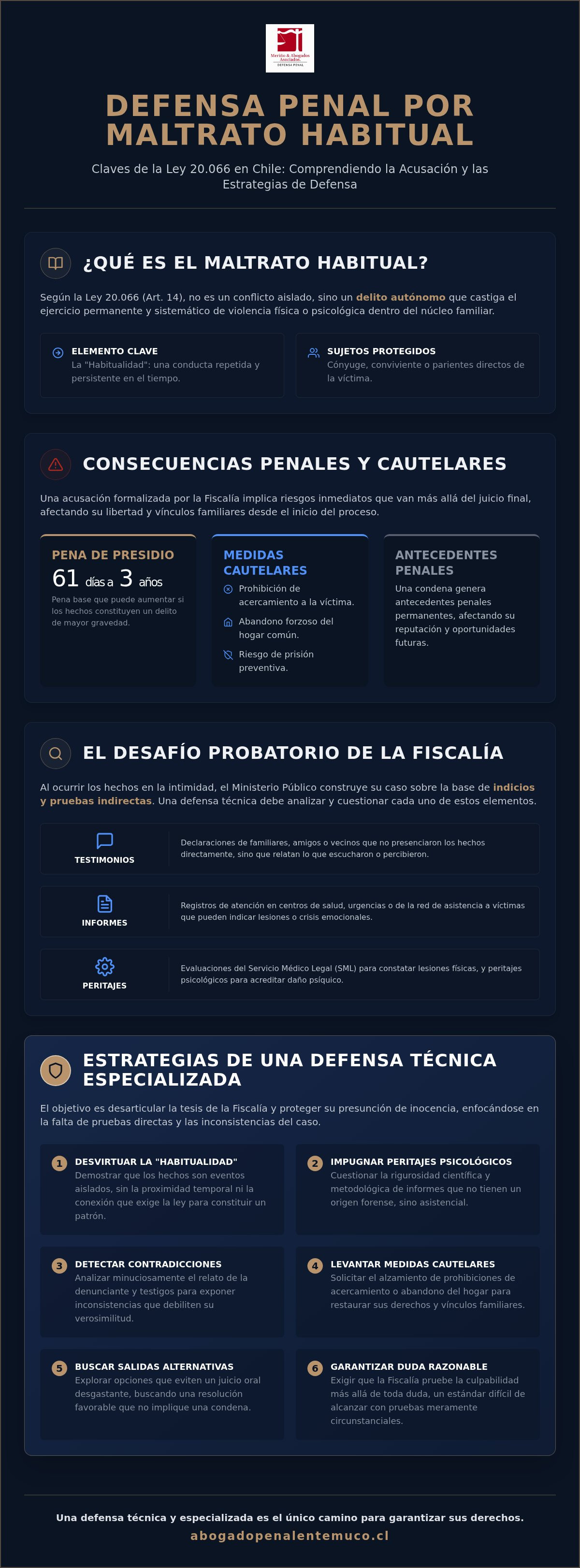 Defensa por maltrato habitual