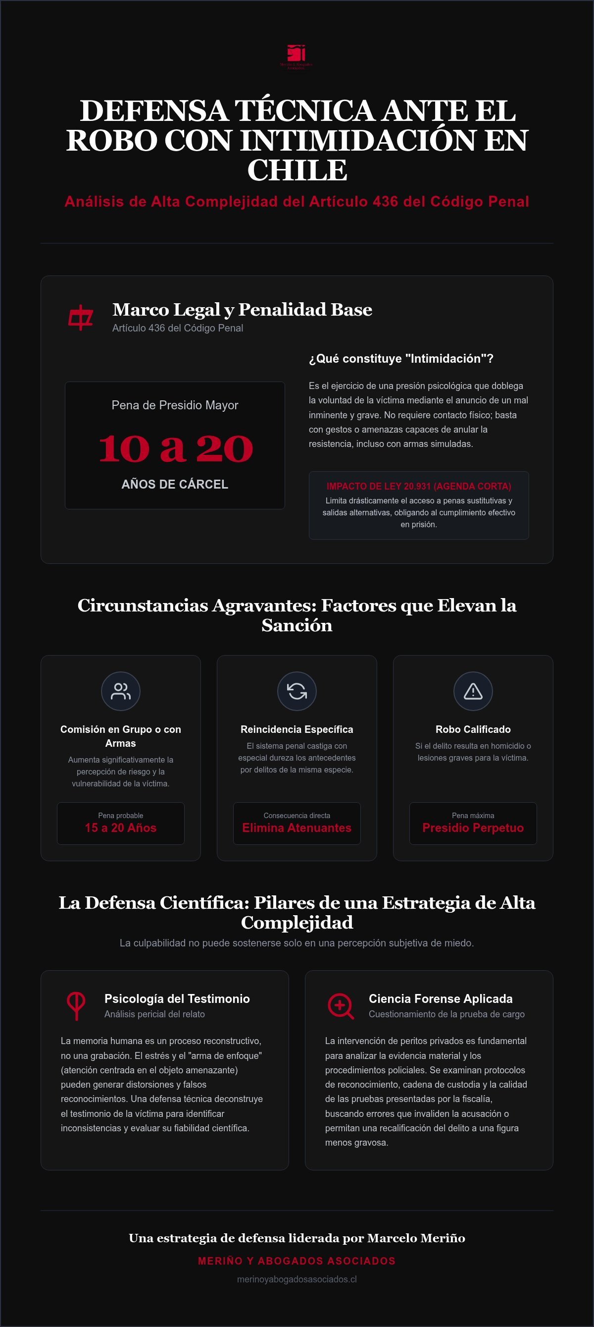 Abogado para robo con intimidación