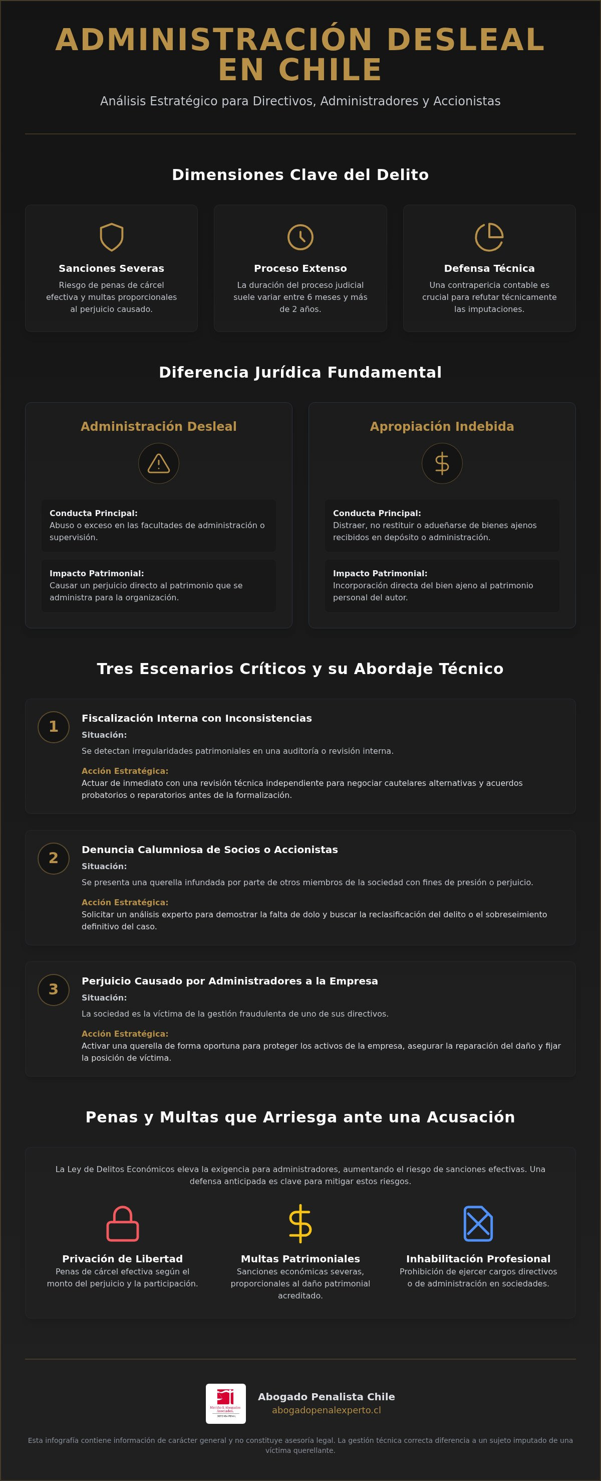 Abogado administración desleal Chile