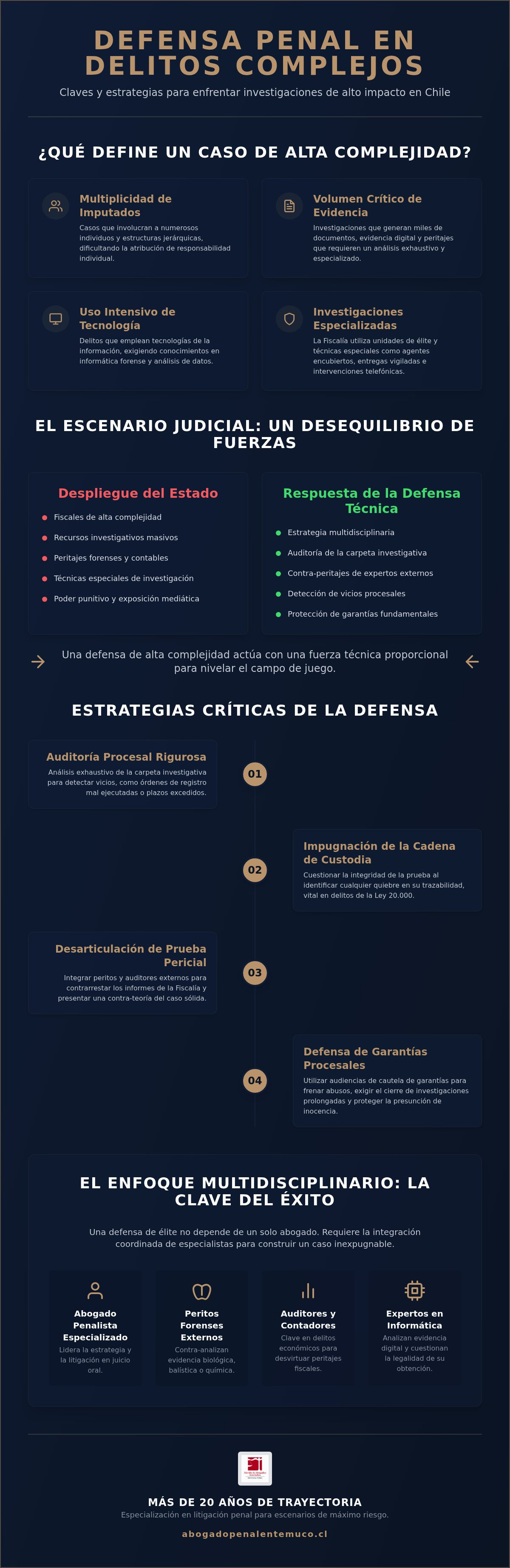 Defensa penal delitos complejos