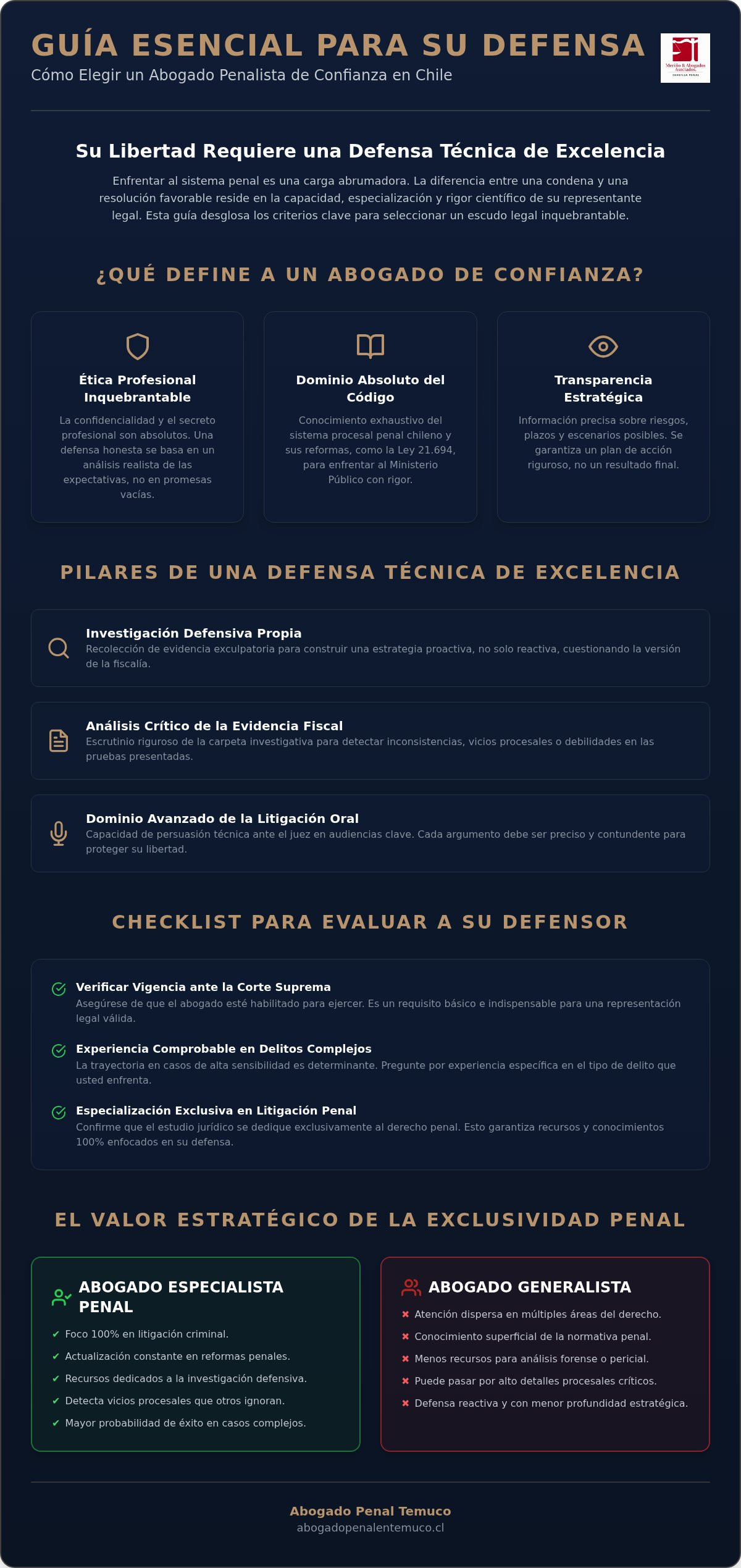 Abogado penalista de confianza