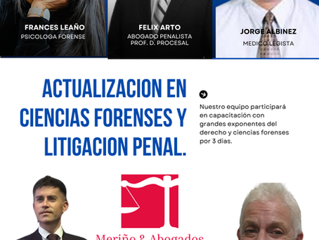 Capacitación forense avanzada, análisis de casos complejos y criterios estratégicos en delitos sexuales