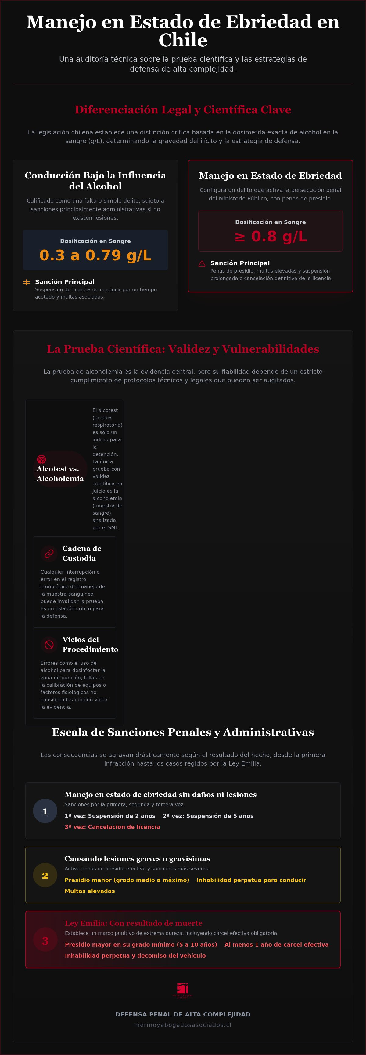 Manejo en estado de ebriedad