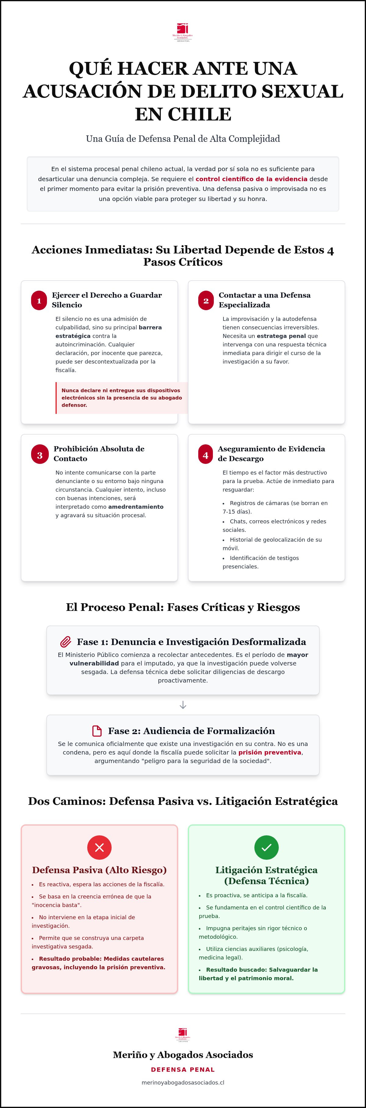 Qué hacer si me acusan de abuso sexual