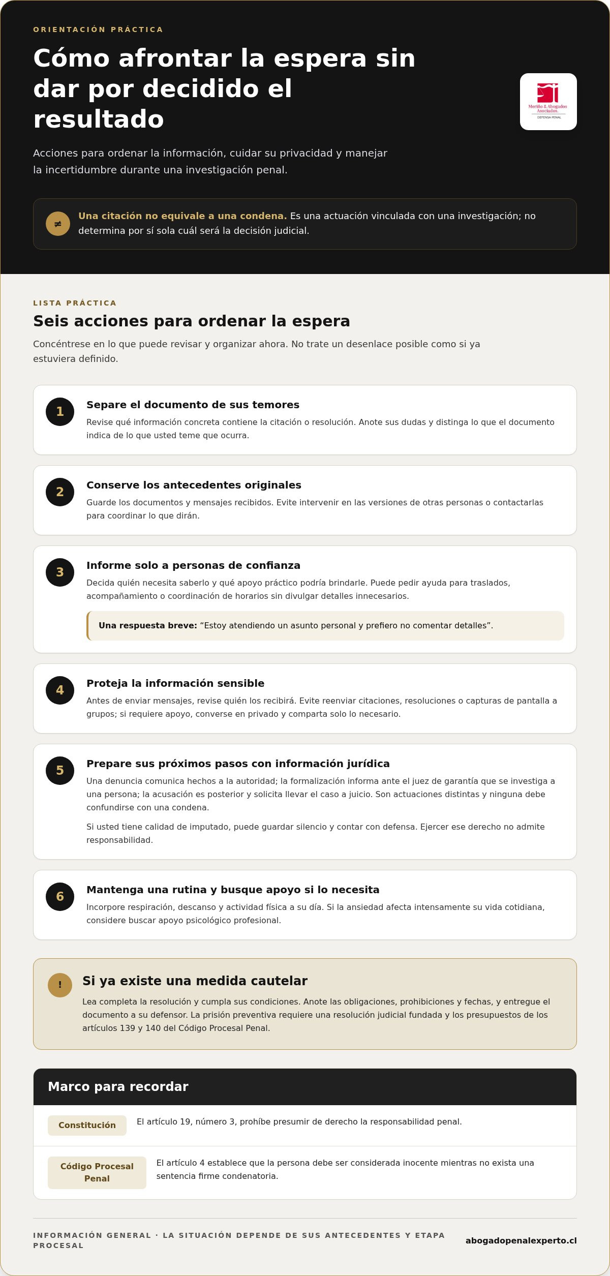 Miedo a ir a la cárcel por primera vez en Chile