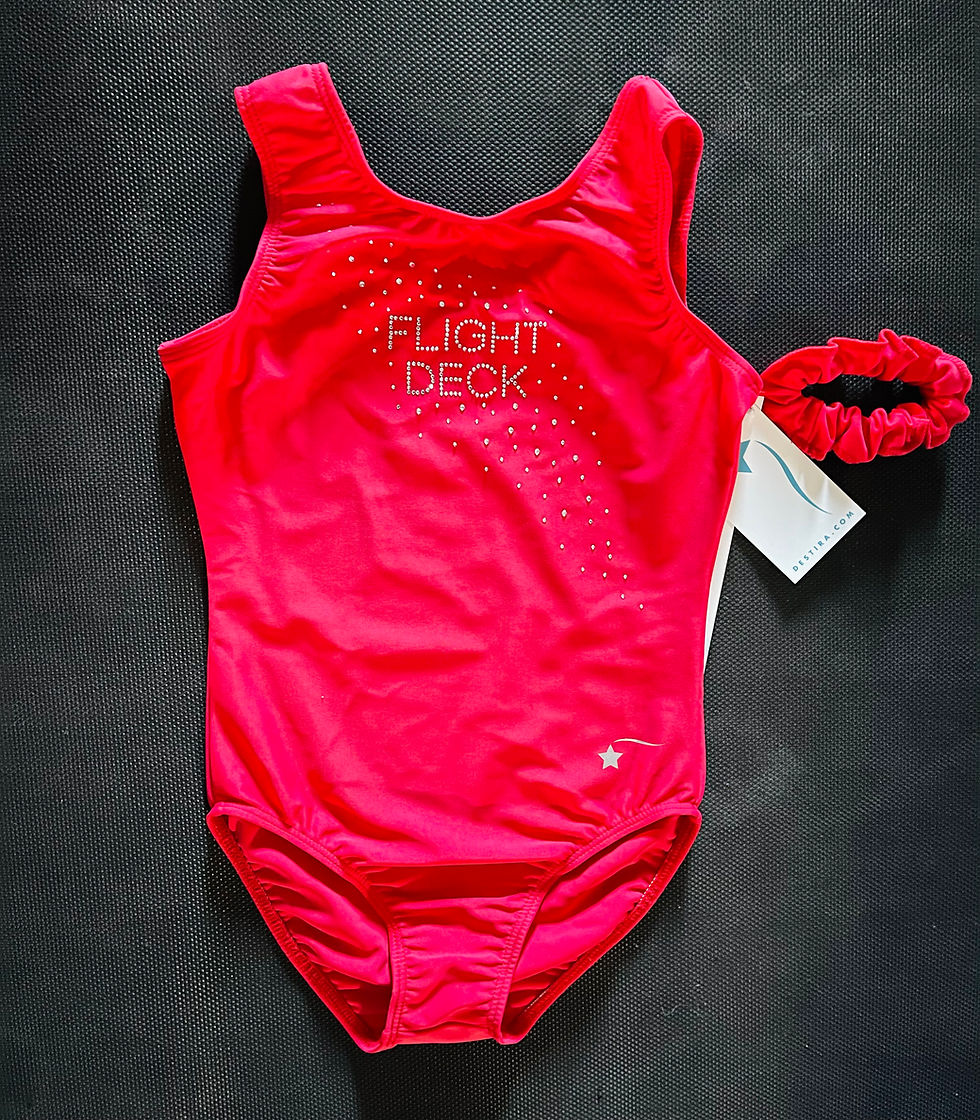 Exclusive Red Flight Deck Leotard