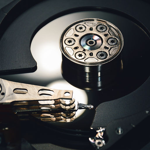 Representation of AI as a Hard Drive
