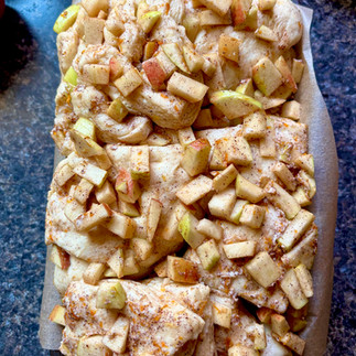 Dairy Free Apple Cinnamon Pull Apart Bread