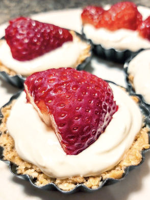 Healthy Fruit Yogurt Tarts