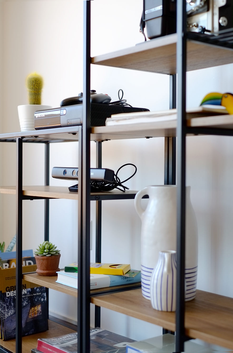 Thumbnail: Inspirer Studio Storage Shelf, Vintage Bookshelf, Storage Rack