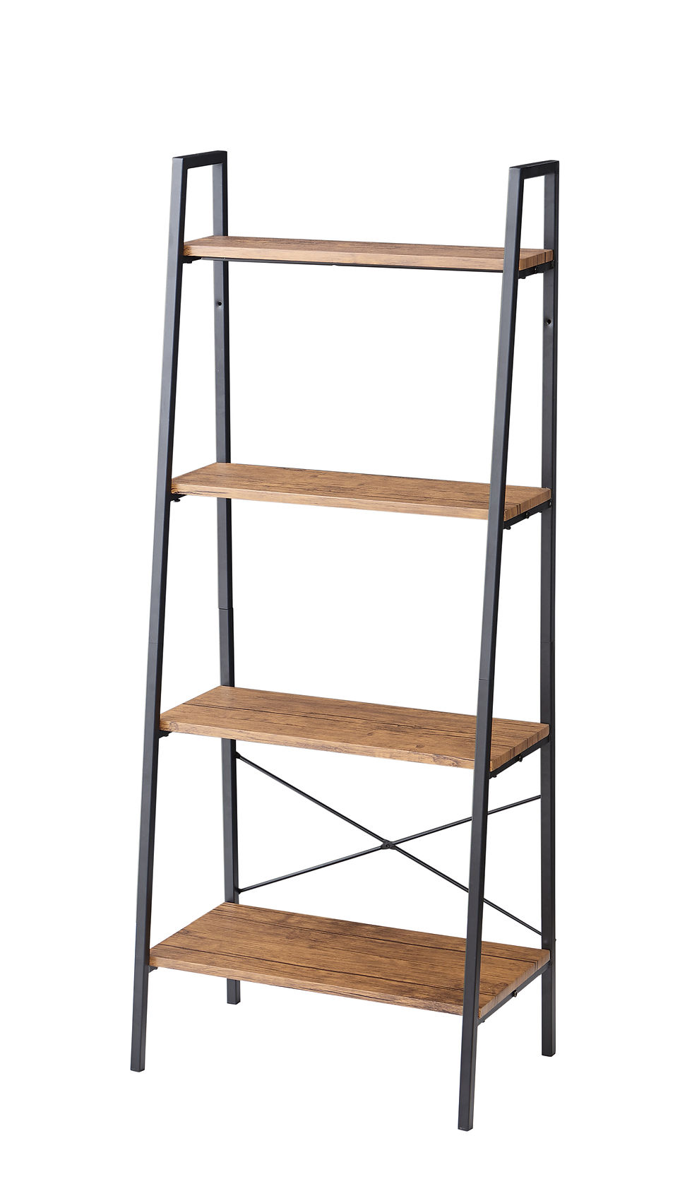 Thumbnail: Inspirer Studio 4 Tiers Ladder Shelf, Vintage Bookshelf, Storage Rack