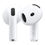 Thumbnail: Apple AirPods 4 True Wireless Bluetooth Earbuds - White