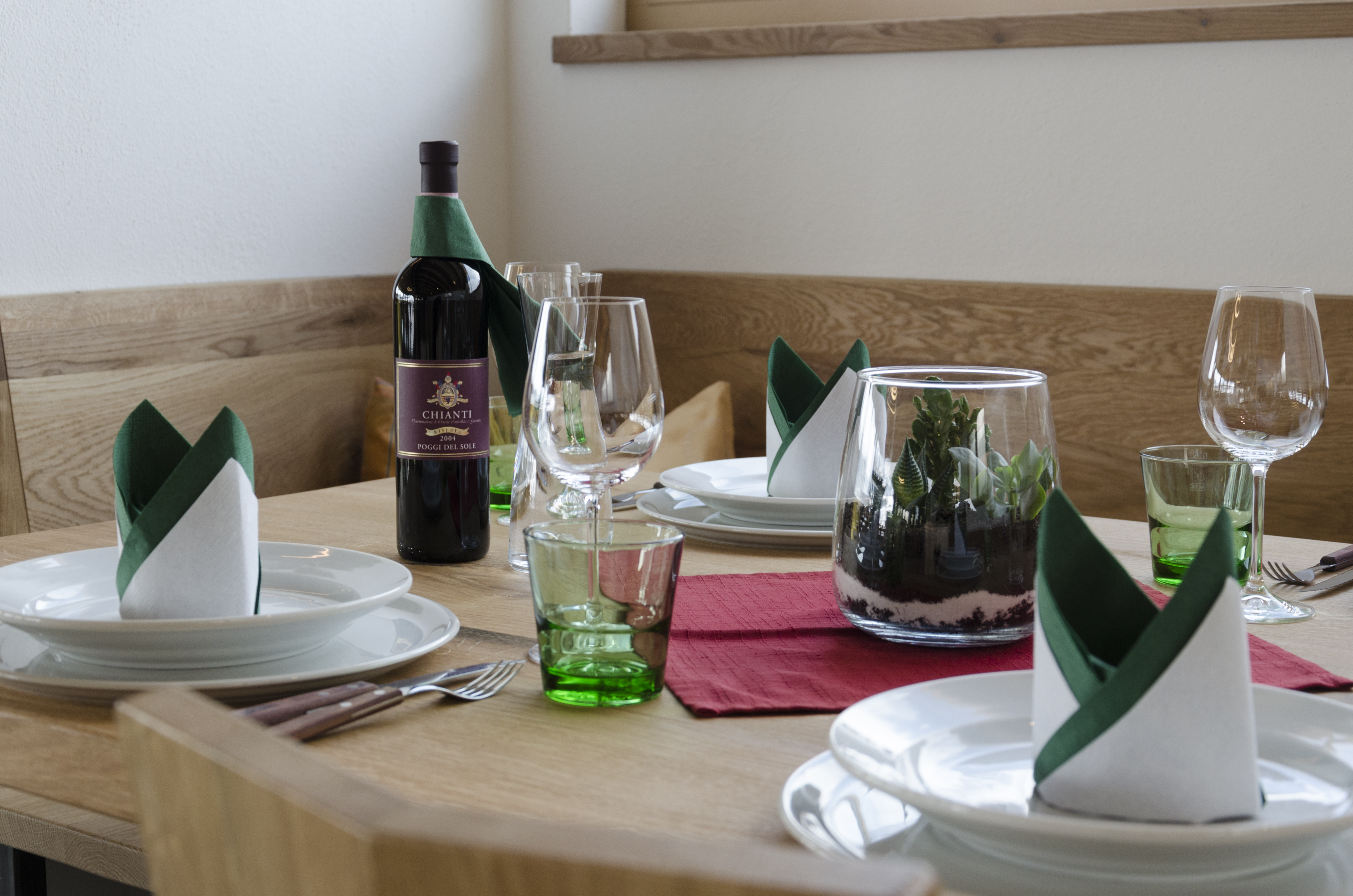 Arranged Food and Objects