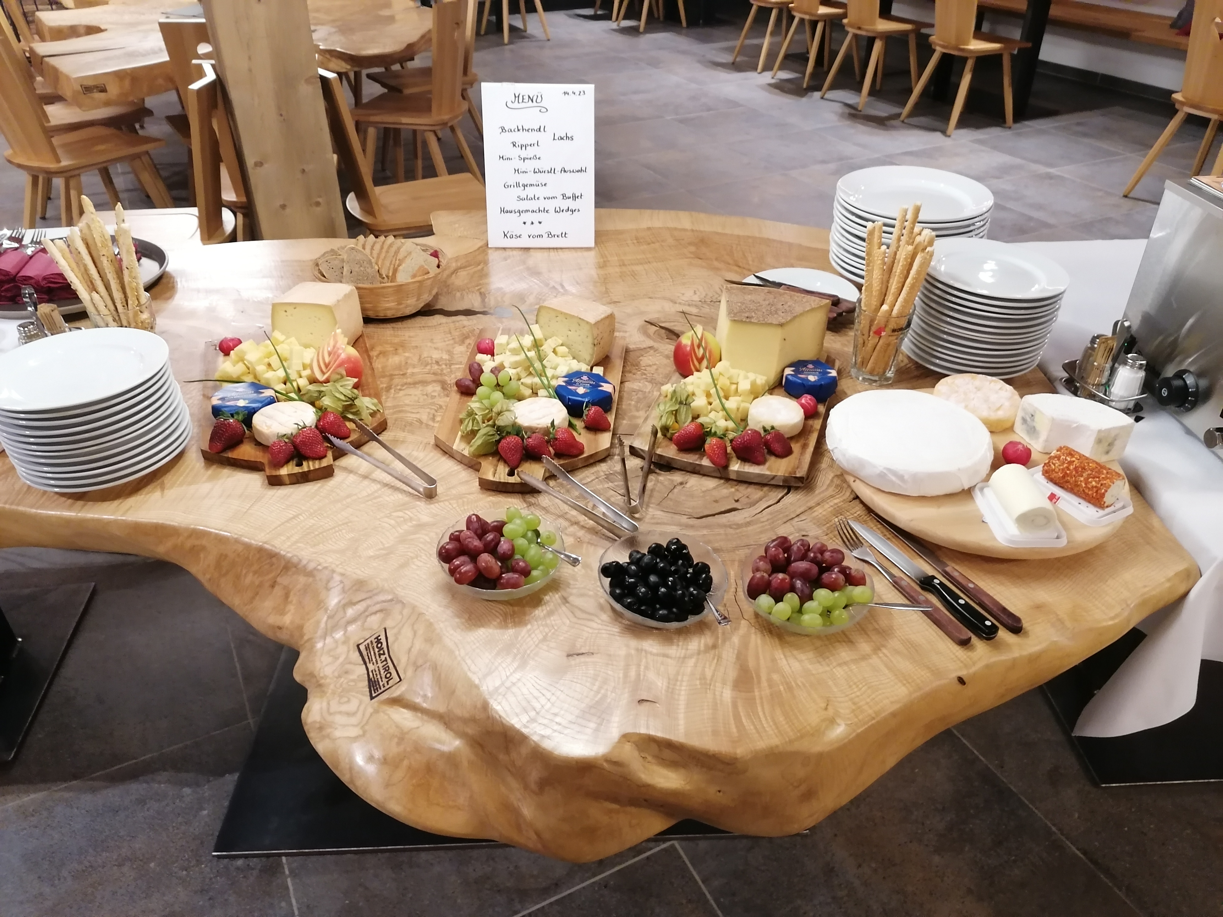 Arranged Food and Objects