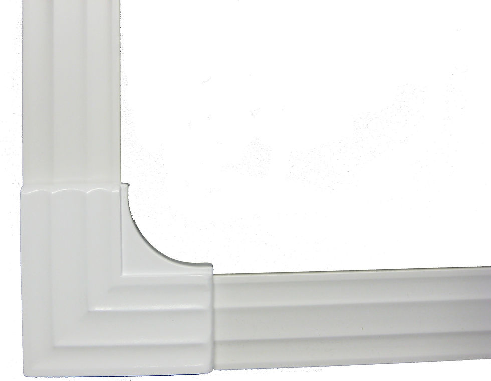 Contemporary Dove White Corner