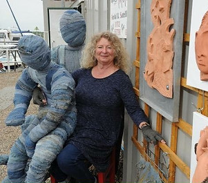 Sandra Ehlers- Southend Artist, Recycling Art, Recycling Artist