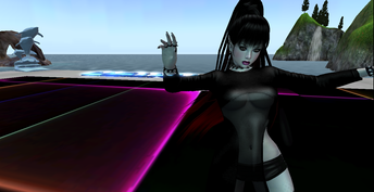 Electronic disco dance