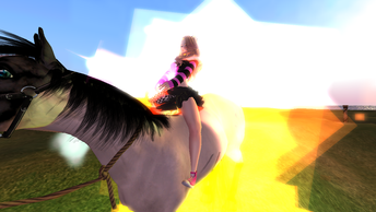 Magical horse riding